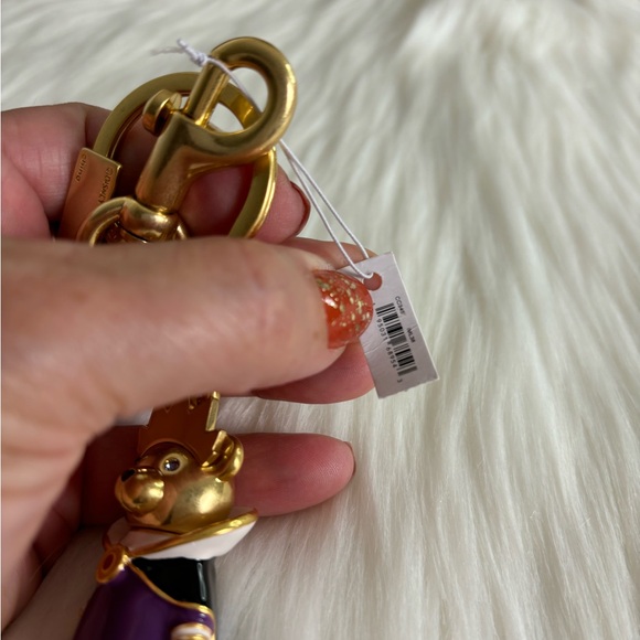 NWT💃Coach Disney X Coach Evil Queen Bear Bag Charm Purse - Picture 6 of 6